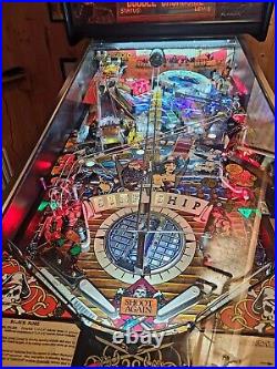 Bally Black Rose Pinball Machine New Leds And Rubbers