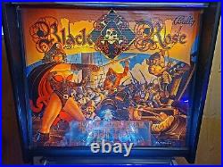 Bally Black Rose Pinball Machine New Leds And Rubbers