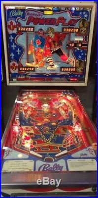 Bally Bobby Orr POWER PLAY arcade pinball machine Beautiful