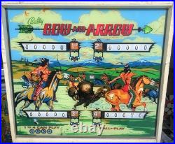 Bally Bow and Arrow Pinball (1975) Playable, Needs Work, Local Pickup, Las Vegas