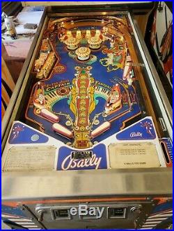 Bally Captain Fantastic Pinball Machine Completely Gone Through