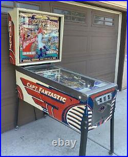 Bally Captain Fantastic Pinball Machine Nice Original Condition Pinball Wizard