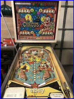 Bally Circus Pinball Machine 1973, Working