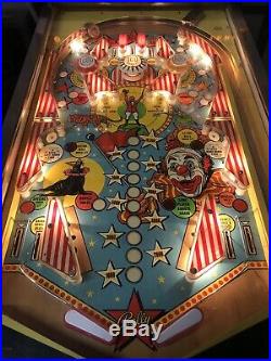 Bally Circus Pinball Machine 1973, Working