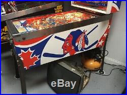 Bally Classic Bobby Orr Power Play Pinball Machine Beautiful 1978