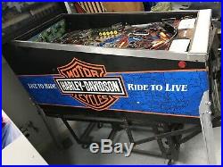 Bally Classic Harley Davidson Pinball Machine Beautiful 1991 Leds Motorcycle