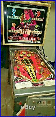 Bally Dealer's Choice Pinball Machine, Atlanta (Complete, non-working)