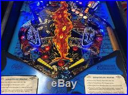 Bally Dungeons And Dragons Pinball Machine 1987 Led Super Rare W Topper
