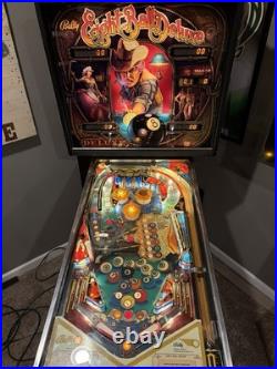 Bally Eight Ball Deluxe Original Pinball Machine Arcade Game 1981