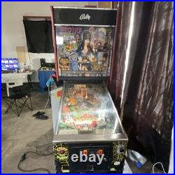 Bally Elvira and the Party Monsters Original Pinball Machine Arcade Game
