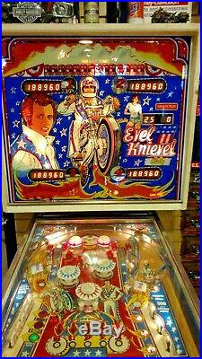 Bally Evel Knievel Pin Ball Machine Good Condition and Everything Works