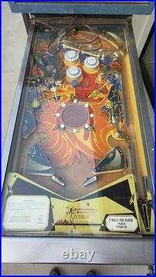 Bally Fireball Pinball C. 1970s Vintage American Analog Pinball Machine