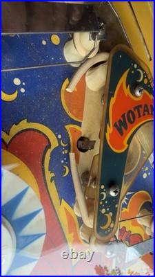 Bally Fireball Pinball C. 1970s Vintage American Analog Pinball Machine