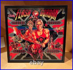 Bally Flash Gordon 1980 Pinball Wall Art LED Backglass Arcade Decor