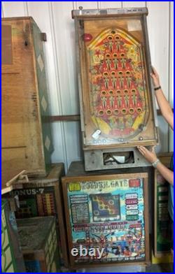 Bally Golden Gate Pinball Machine with Cabinet Backglass Art