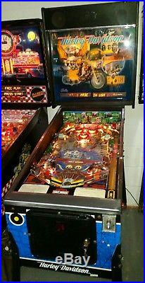 Bally HARLEY DAVIDSON classic arcade pinball machine NICE ONE