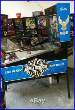 Bally HARLEY DAVIDSON classic arcade pinball machine NICE ONE