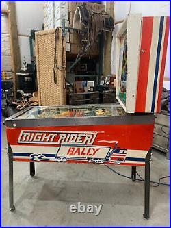 Bally Night Rider pinball machine