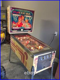Bally Old Chicago 4 player EM Pinball Machine 1976 WORKS GREAT FAST ACTION
