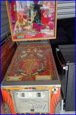 Bally Original Pinball Machine with Tiger Artwork Collectible Arcade Game