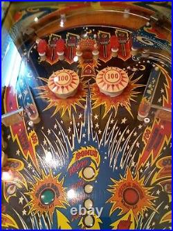 Bally Pinball Fireball 1976 Pinball Machine Old Original