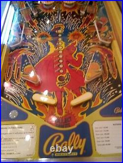 Bally Pinball Fireball 1976 Pinball Machine Old Original