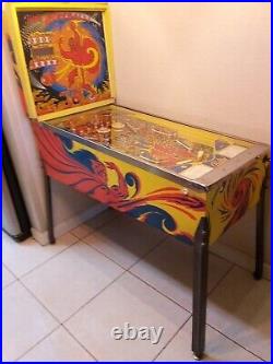 Bally Pinball Fireball 1976 Pinball Machine Old Original