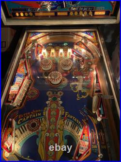 Bally Pinball Machine Capt. Fantastic