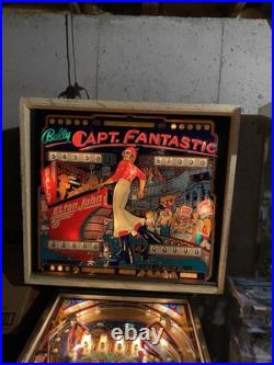 Bally Pinball Machine Capt. Fantastic