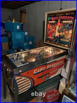 Bally Pinball Machine Capt. Fantastic