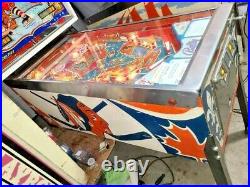 Bally Pinball Machine Classic Bobby Orr Power Play Mancave Free Shipping