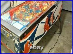 Bally Pinball Machine Classic Bobby Orr Power Play Mancave Free Shipping