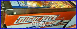 Bally Pinball Machine Night Rider Em Version Arcaderoom Mancave Free Shipping