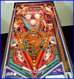 Bally Pinball Machine Rolling Stones Arcade Gameroom Free Ship