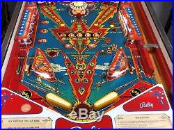 Bally Pinball Six Million Dollar Man Pinball Machine LEDS $399 SHIPS VERY NICE