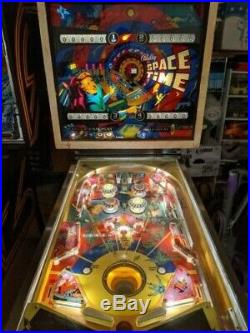 Bally Space Time Pinball Machine, 4-Player (Fully Working, Vintage 1972)