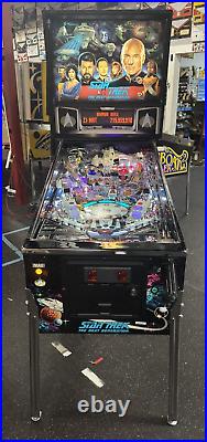 Bally Star Trek Next Generation Pinball Machine A Beauty Works And Plays Great