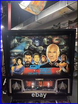 Bally Star Trek Next Generation Pinball Machine A Beauty Works And Plays Great