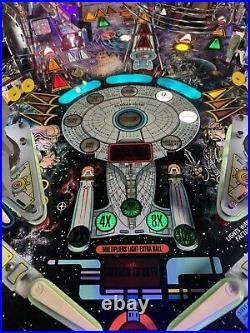 Bally Star Trek Next Generation Pinball Machine A Beauty Works And Plays Great