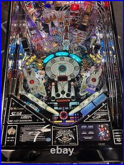 Bally Star Trek Next Generation Pinball Machine A Beauty Works And Plays Great