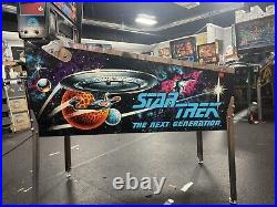 Bally Star Trek Next Generation Pinball Machine A Beauty Works And Plays Great