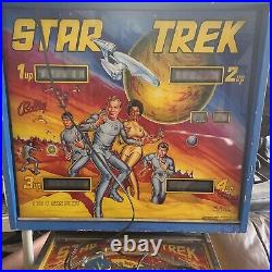 Bally Star Trek Pinball Machine 1978 The Original Kirk Bones Spock Mccoy Trekkie