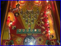 Bally Strikes and Spares Pinball Machine- Works great, just shopped and repaired