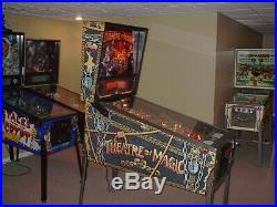 Bally THEATRE OF MAGIC Collector Classic Arcade Pinball Machine