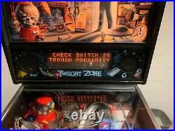 Bally Twilight Zone Pinball Machine Rare 3rd Magnet Version in Great Condition