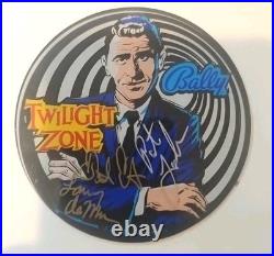 Bally Twilight Zone Pinball Promo Signed Pat Lawlor Larry Demar Ted Estes