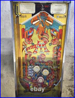 Bally Wizard! Original Collectible Pinball Machine Cabinet 1975