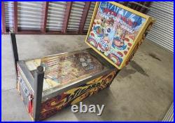 Bally Wizard! Original Collectible Pinball Machine Cabinet 1975