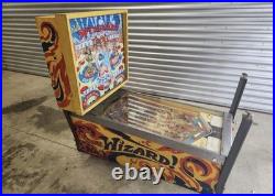 Bally Wizard! Original Collectible Pinball Machine Cabinet 1975