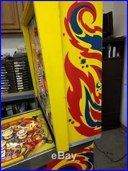 Bally Wizard Pinball Machine Coin Operated Electro Mechanical 1975 Classic Rock
